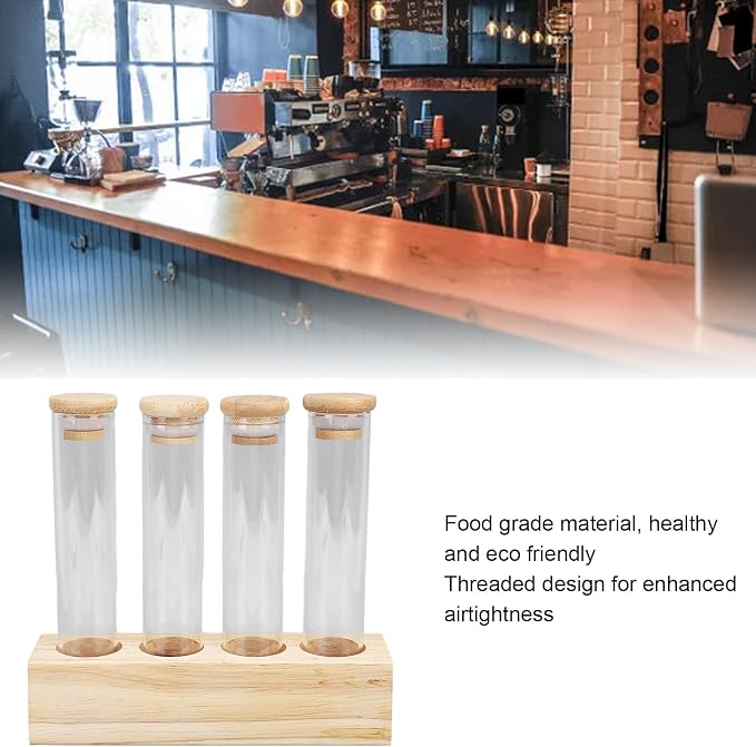 Focket Coffee Bean Container, Single Dose Coffee Bean Storage Tubes, Coffee - Image 2