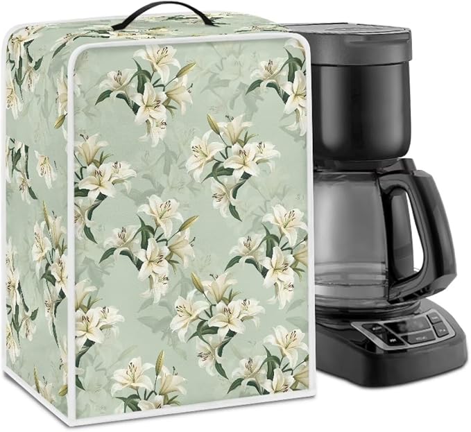 Coffee Maker Dust Cover Small Kitchen Appliance Cover Compatible Most Standard by Unknown
