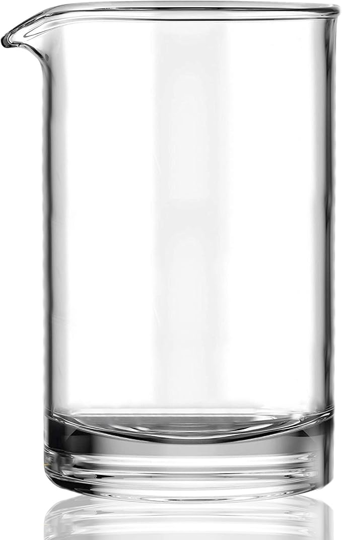 Cocktail Mixing Glass with Seamless and Handblown Construction by Unknown