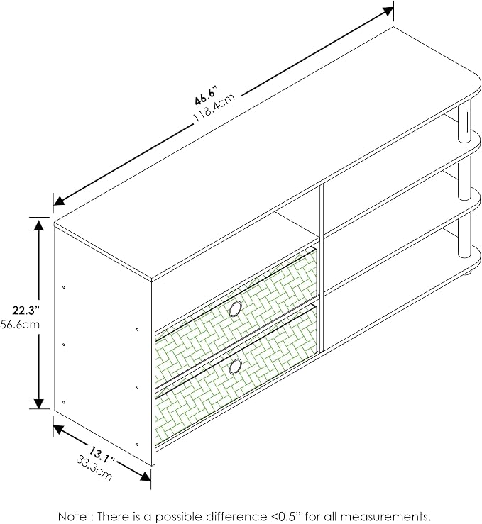 Furinno JAYA Simple Design TV Stand - Image 3