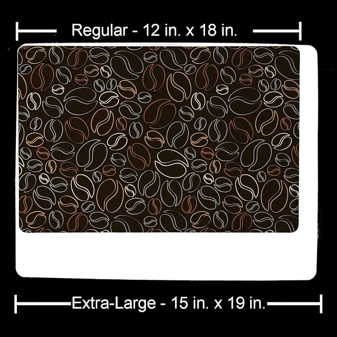 Coffee Maker Mat for Countertop – Absorbent, Non-Slip Coffee Bar Mat, Protects - Image 5