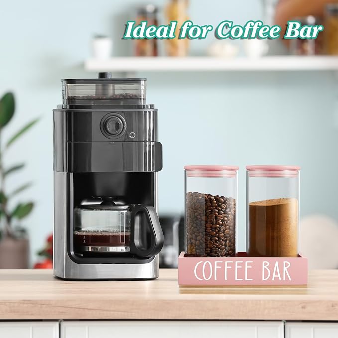 Pink Coffee Canister for Ground Coffee - Image 2