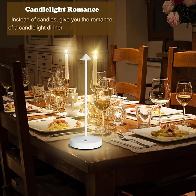 Rechargeable Cordless Lamps, 3000mAh Battery Operated Table Lamp, Portable LED - Image 4