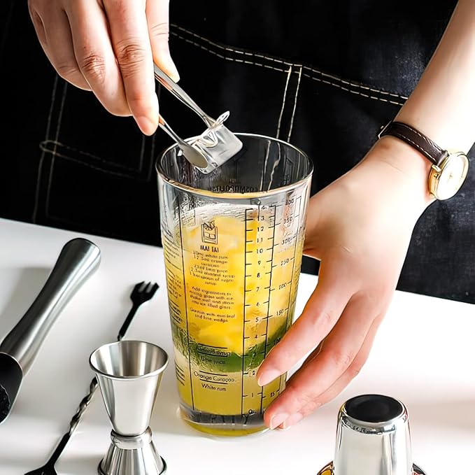 JNWINOG Cocktail Shaker Glass, Martini Shaker - Image 7