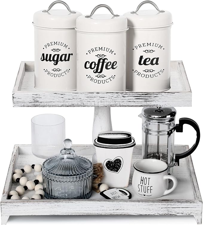 Yalikop Farmhouse Tiered Tray Stand - Image 2