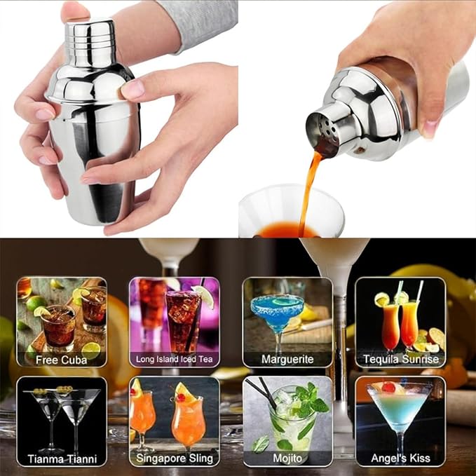 Zrorgons Stainless Steel Cocktail Shaker - Image 2