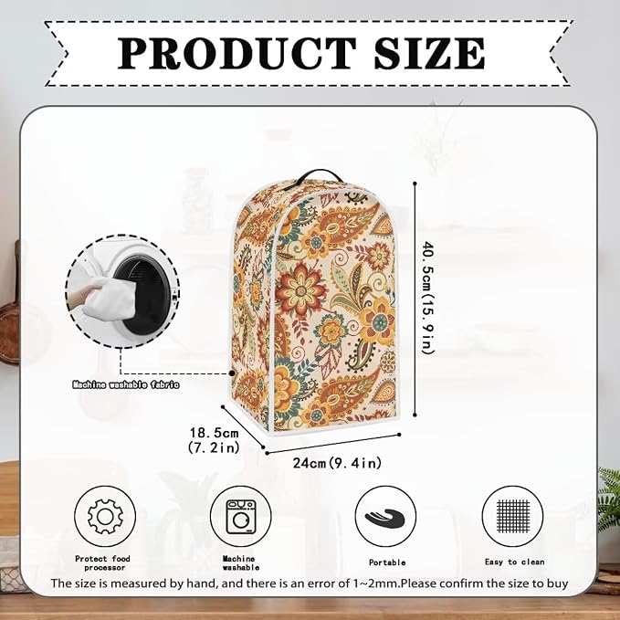 Boho Thankgiving Floral Blender Dust Covers - Image 6