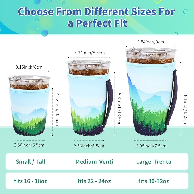 Iced Coffee Sleeve Insulator Sleeves - Image 2