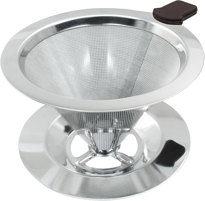 Waziaqoc Pour Over Coffee Dripper, Reusable Paperless Coffee Filter by Unknown