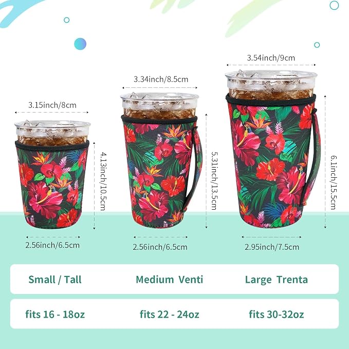 Iced Coffee Sleeve Insulator Sleeves - Image 2