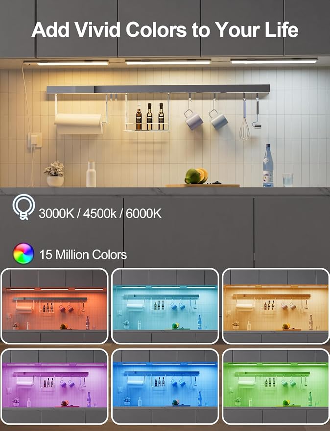 Diomart RGB Under Cabinet Lights - Image 2