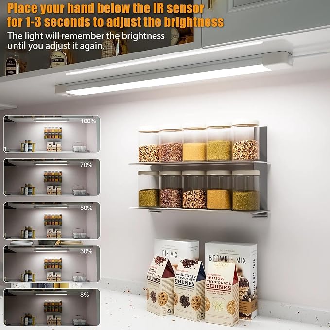 2Pcs 16 Inch Under Cabinet Lights - Image 4