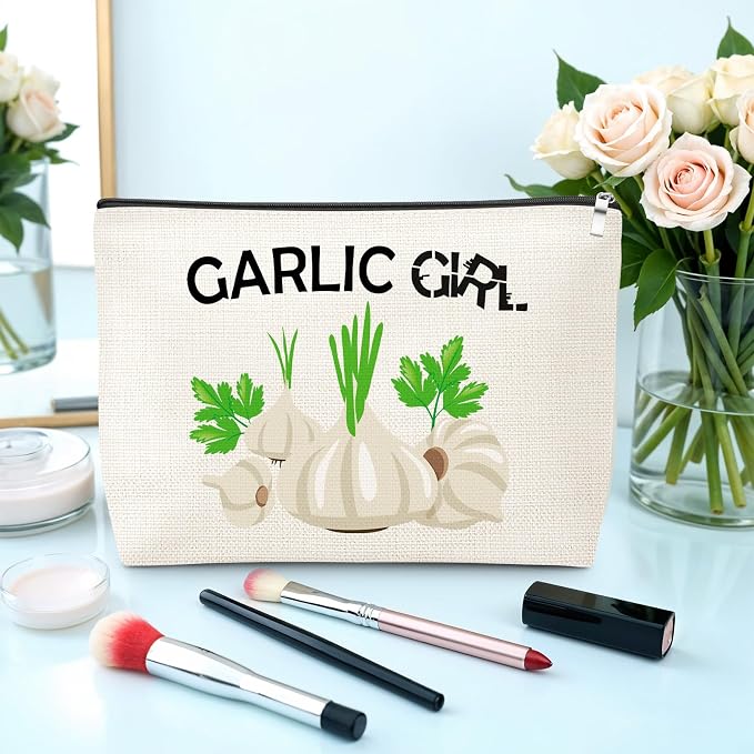 Garlic Gifts Vegetarian Makeup Bag Gift - Image 3