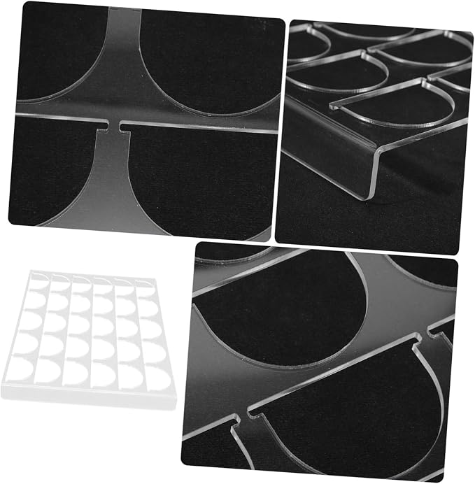 HOMSFOU Acrylic Coffee Capsule Rack 30 Slots Kitchen Organizer - Image 2