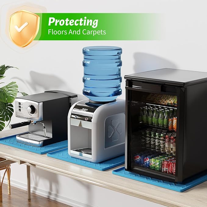 Silicone Mini Fridge Mat 19.7"x19.7" – Non-Slip, Waterproof Drip Tray - Image 4