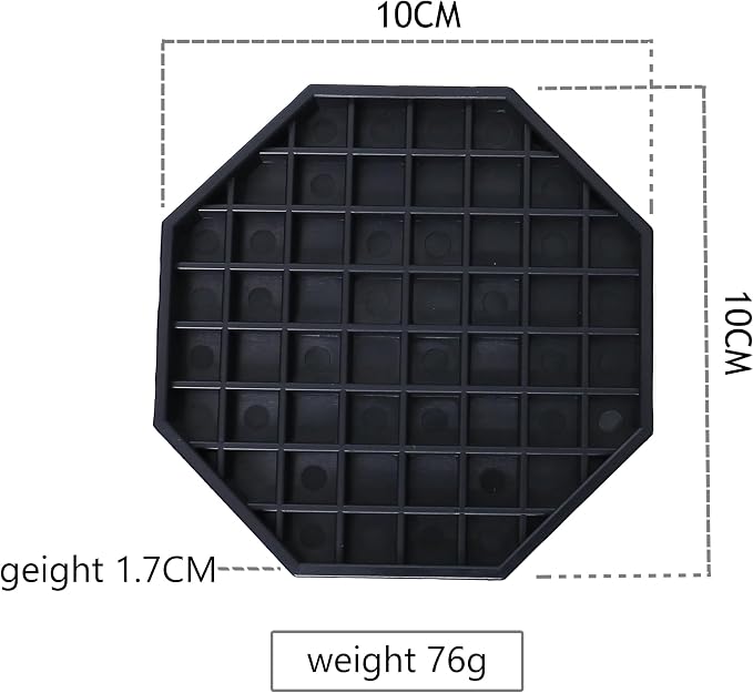Drip Tray 4" Octagon Countertop Beverage Dispenser Cup Drip Catcher - Image 3