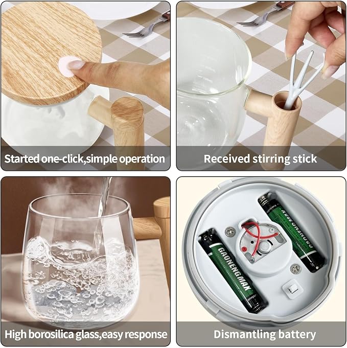 Electric Mixing Mug, Self Stirring Coffee Mug - Image 3