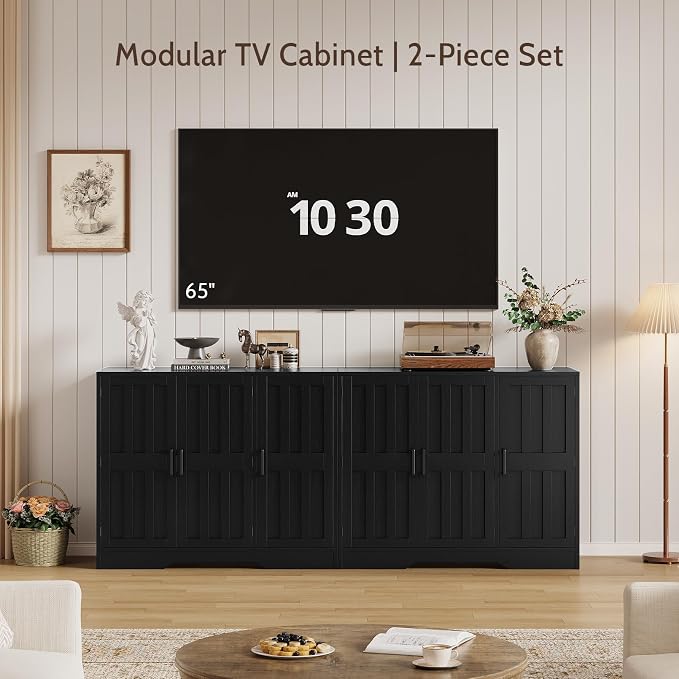 Modern Farmhouse Buffet Cabinet - Image 7