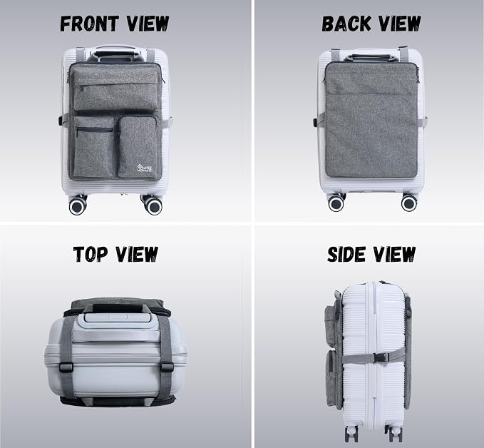 SUITEDNOMAD Luggage Harness for Carry On Bag, Over Suitcase Organizer - Image 4
