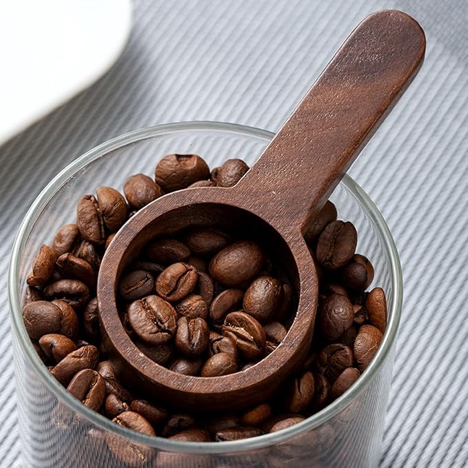 2PCS Wooden Coffee Scoops for Ground Coffee | Multi-Function Measuring Spoons - Image 4