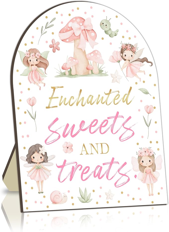Sweets & Treats Table Sign, Fairy Bar Sign by Unknown