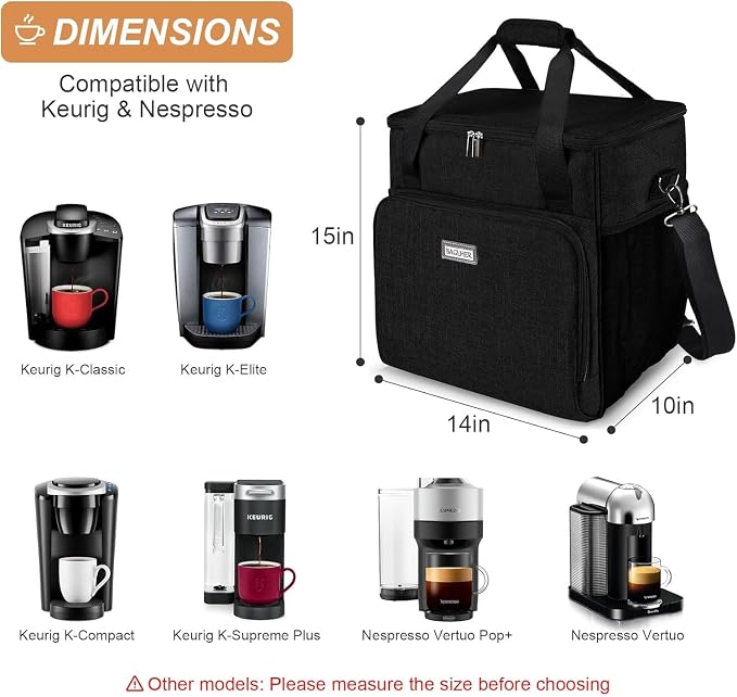BAGLHER Coffee Maker Travel Bag Compatible - Image 2