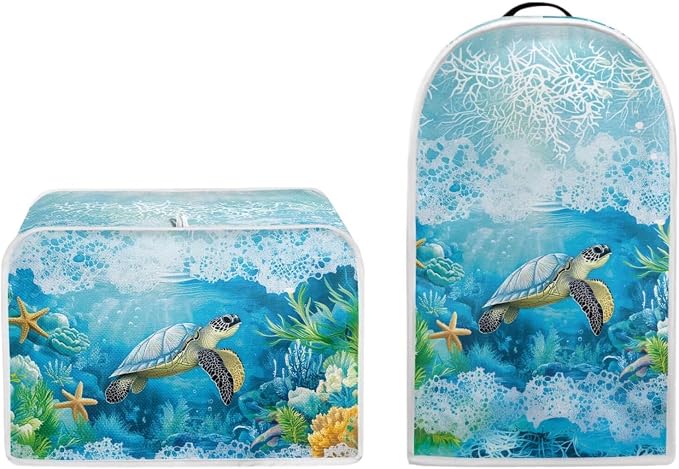 doginthehole Blender Cover Toaster Cover 4 Slice Aesthetic Underwater Sea - Image 5