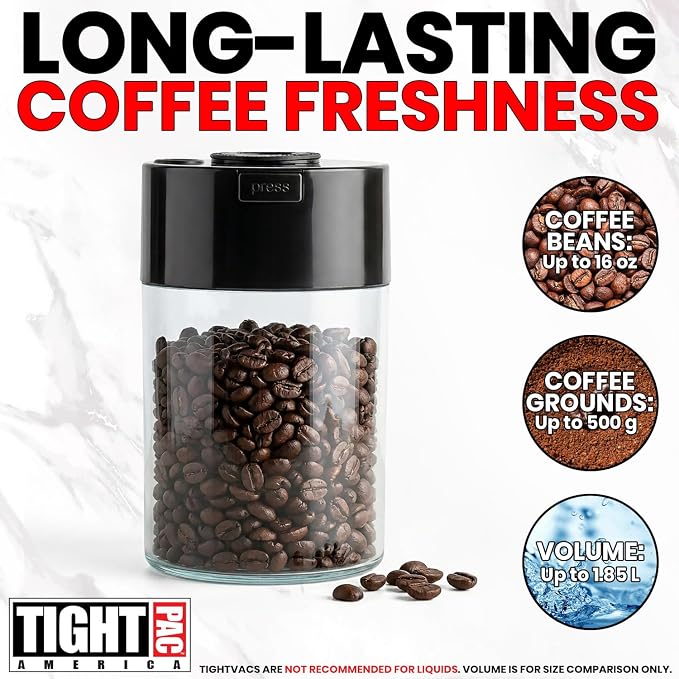 COFFEEVAC Pump It Out Airtight Coffee Container - Image 8