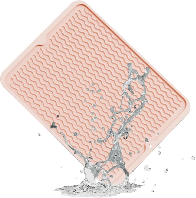 ZLR Silicone Dish Drying Mat for Kitchen Counter by ZLR