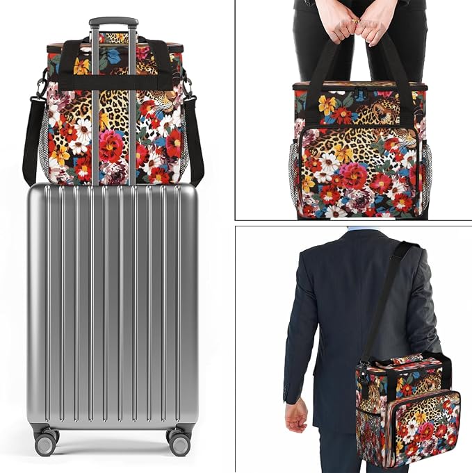 Leopard Flower Coffee Machine Bag Compatible - Image 7