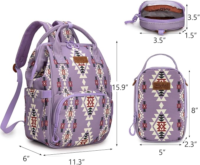 Montana West Wrangler Callie Diaper Bag Backpack - Image 2