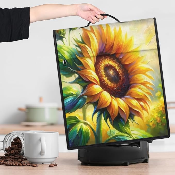 Sunflower Kitchen Aid Mixer Cover Compatible Stand Mixer Dust Cover | Painting - Image 9