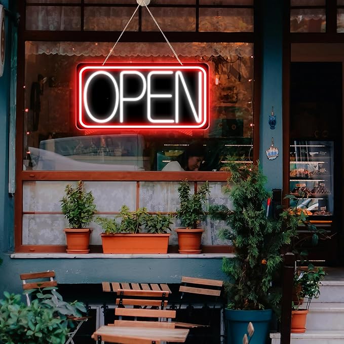 22" X 11" Led Neon Open Signs for Business, Large Open Signs, Plug In Electric - Image 8