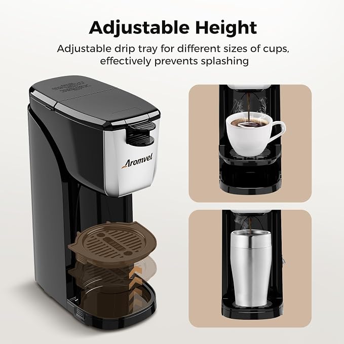 2-in-1 Single Serve Coffee Maker - Image 8