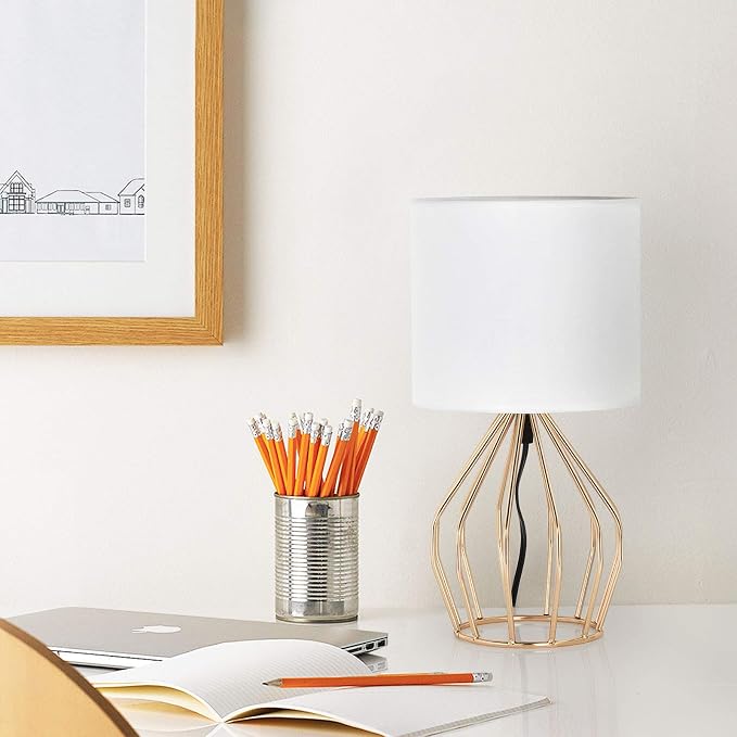 HAITRAL Gold Table Lamp - Image 6