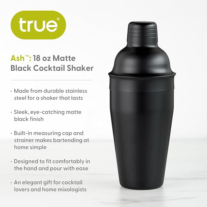 True Ash Stainless Steel Cocktail Shaker - Image 2