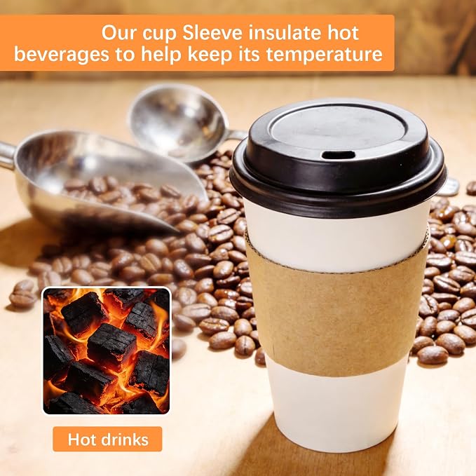 1005 Pack disposable coffee cup sleeves bulk - Image 3