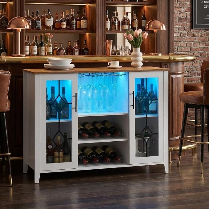 GarveeHome Wine Bar Cabinet - Image 7