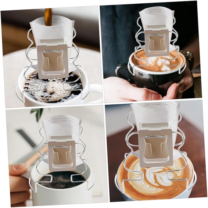 2pcs Stainless Filter Holder Portable Drip Bag Rack - Image 3