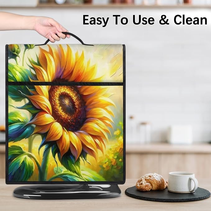 Sunflower Kitchen Aid Mixer Cover Compatible Stand Mixer Dust Cover | Painting - Image 6
