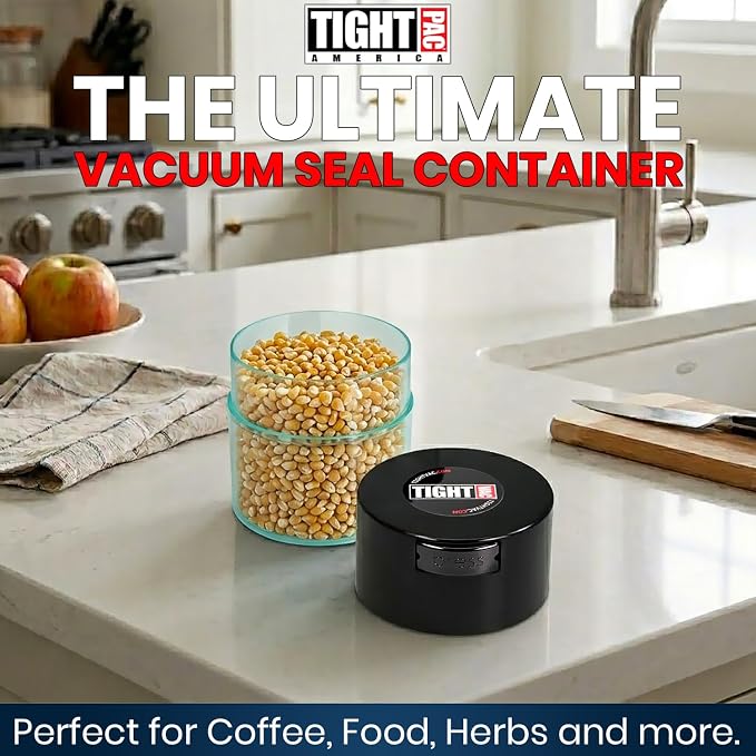 Tightvac - Premium Airtight Herb Storage Container - Holds ½ oz to 3 ounces - - Image 2