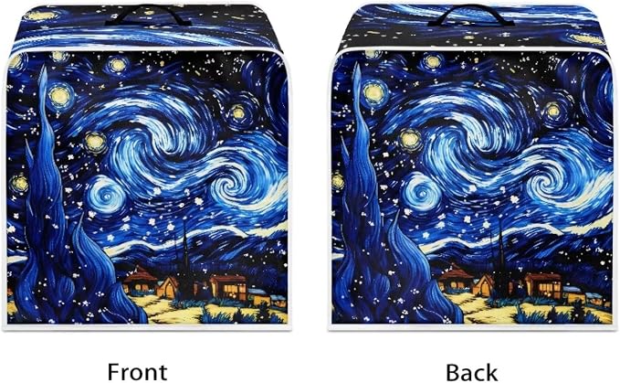 Starry Night Print Coffee Maker Cover – Dust Protection Stain Resistant - Image 2