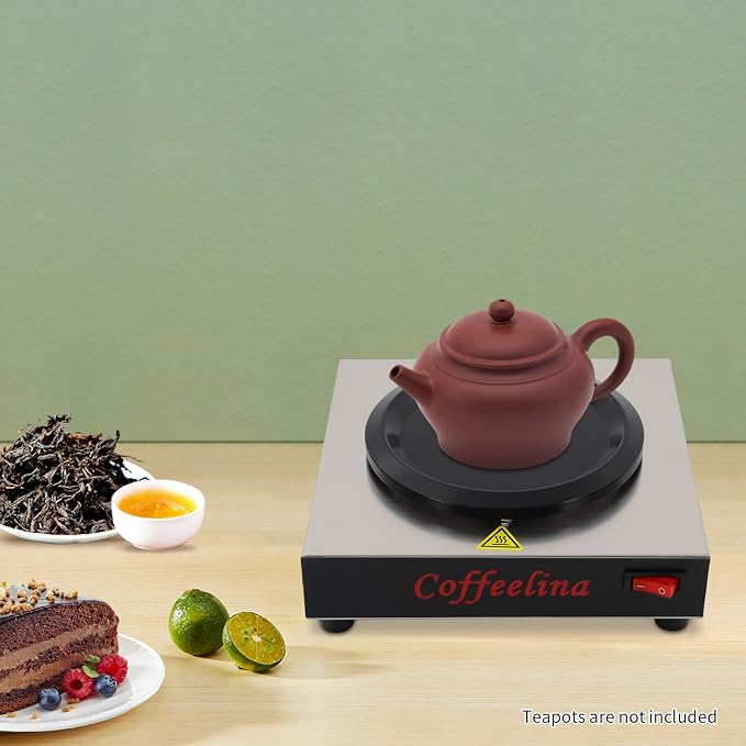 80W Commercial Coffee Warmer, 110V Single Burner Decanter Warmer Plate - Image 6