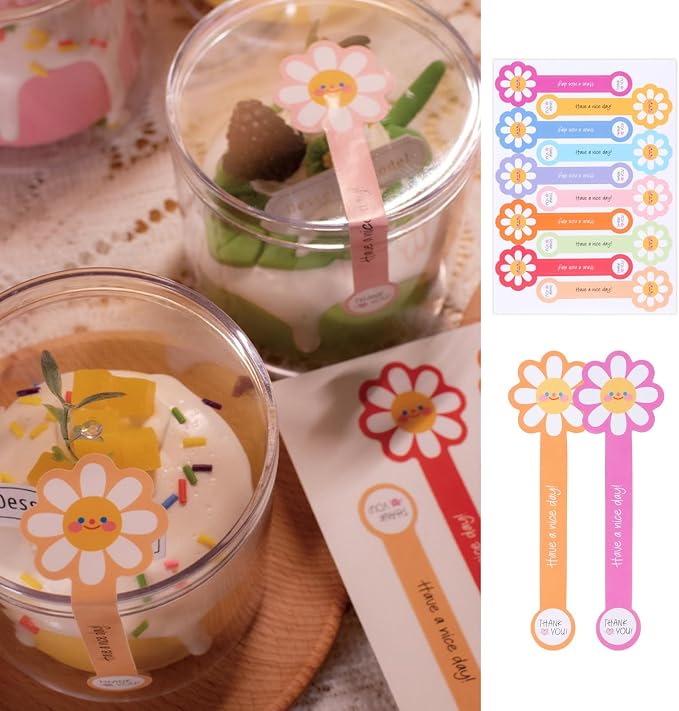 Beyonday 300pcs Handmade Lollipop Baking Stickers - Image 5