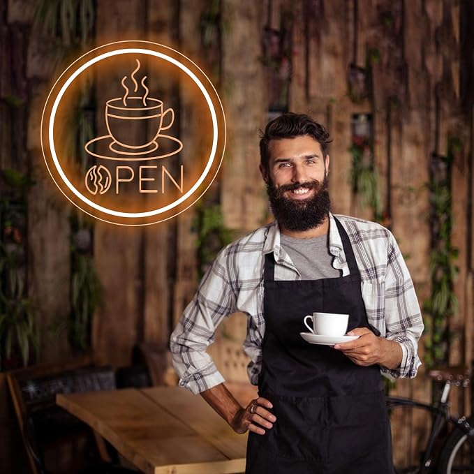 Coffee Open Neon Sign Business Open Lights - Image 6