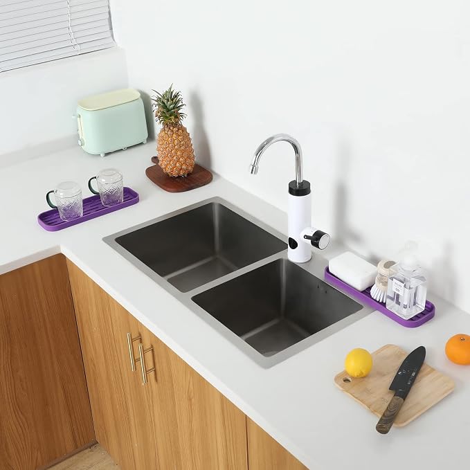 MicoYang Silicone Kitchen Sink Organizer Tray - Image 6