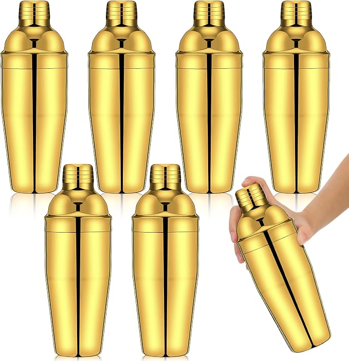 Nitial 6 Pcs Bar Cocktail Shaker Professional Stainless Steel Martini Drink by Nitial