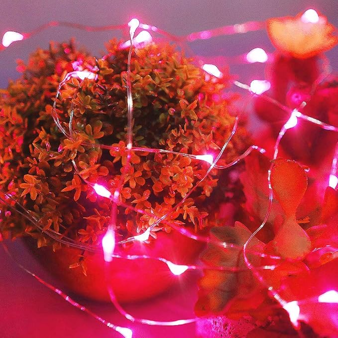 Ariceleo Led Fairy Lights Battery Operated, 1 Pack Mini Battery Powered Copper - Image 5