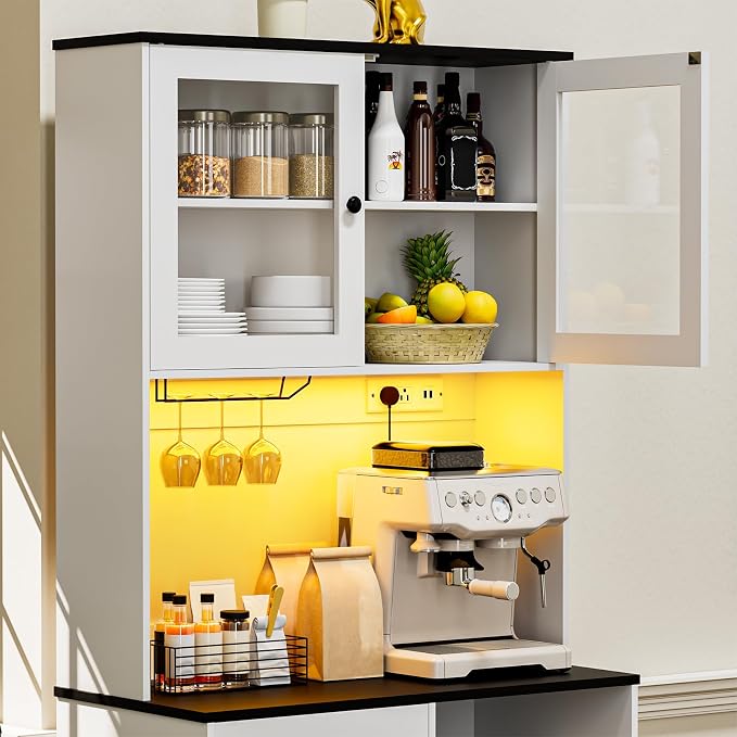 71‘’Kitchen Pantry Storage Cabinet - Image 5