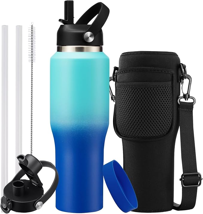 32 OZ Stainless-steel Insulated Water Bottles by DIGJUPER